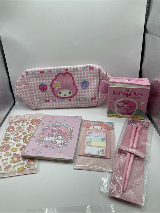 Sanrio Other - Sanrio My Melody 6 piece Set - Pencil Case & Stationery